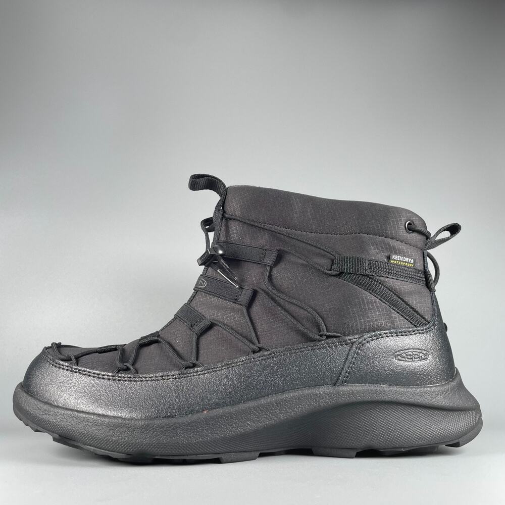 Keen Uneek Snk WP Men's Size 10.5 Black Chukka Boots Waterproof Hiking Shoes NEW